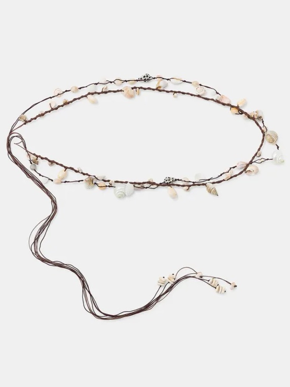 NWT Zara Woman Accessories SHELL CORD BELT Size 32